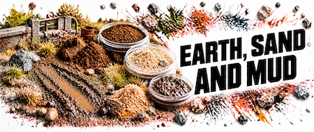 AMMO by MIG earth, sand and mud textures 250 ml for miniature bases, dioramas and gaming terrain